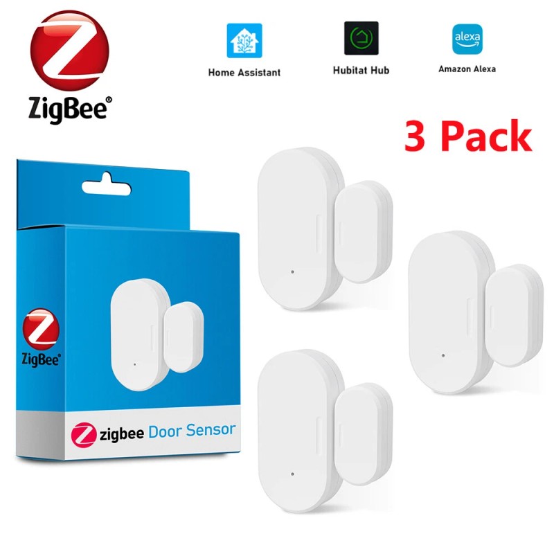 9 Packs For Zigbee Window Door Sensors Smart Contact Sensors