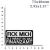 EXPRESS-STICKEREI Sew-On Patch Me - als wärst du das Finanzamt