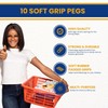 Strong Soft Grip Clothes Pegs for Washing Line Laundry Versatile