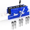 BLEKOO Self Centering Doweling Jig Kit, Power Tool Accessory Jigs
