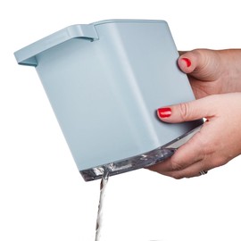 Minky Kitchen Sink Tidy, Kitchen Sink Organiser, Sponge Holder, Kitchen Sink Caddy, Kitchen Sink Accessories, Sponge Holder for Kitchen Sink, Drip Tray, Made in the UK (Blue)