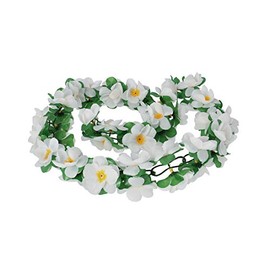 Basil Roses Flower Garland Farbe Weiß