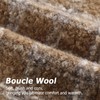 Faux Fur Plaid Throw Pillow Covers 18X18 Set of 2