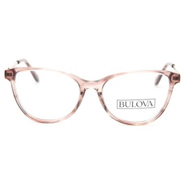 Bulova NEW BULOVA PAROS CRYSTAL BROWN EYEGLASSES GLASSES FRAME 53-16-140 B42mm