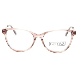 Bulova NEW BULOVA PAROS CRYSTAL BROWN EYEGLASSES GLASSES FRAME 53-16-140 B42mm