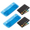 Set of 2 Mini Pocket Hole Punches with Sticky Notes