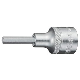 TONE Hexagon Socket 3H-04 Drive Angle 3/8 mm (0.3/8 mm), Width 0.2 inches (4 mm)