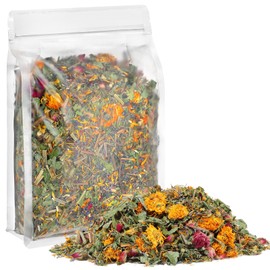 14OZ Chicken Nesting Herbs - Natural Nesting Box Herbs in Premixed 6 Dried Flower Herbs for Freshening Chicken Coop Promote Egg Production
