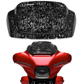 8" Wave Windshield Windscreen Compatible with Harley Davidson CVO Street Glide FLHXSE '23-up, Street Glide FLHX '24-up, FLXHU '25-up (Bright Forged)