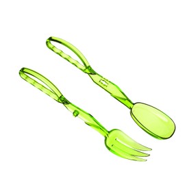HIC Harold Import Co HIC Harold Import Co. Salad Tong, Hinged, 11.5-inch, green