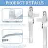 2 Pcs Universal Window Accessories - Replacement Handles for Upvc