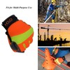 HANDLANDY Anti Vibration Gloves Hi-vis Reflective Safety Work Gloves, Touch
