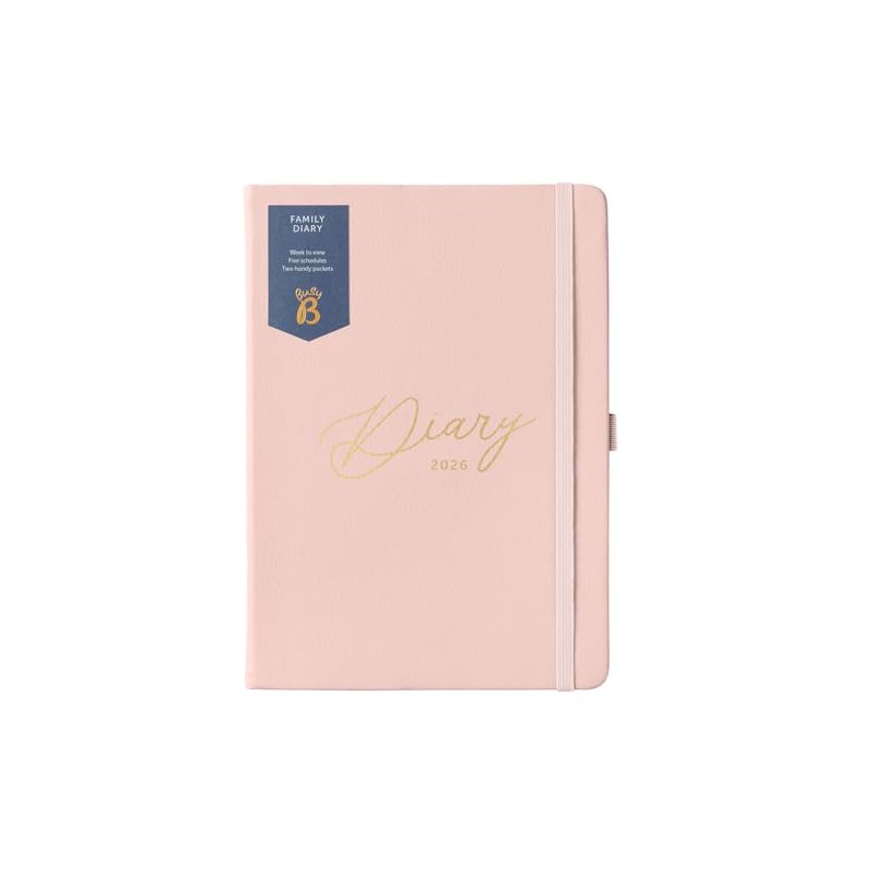 Busy B 2026 A5 Family Diary - Weekly Planner with