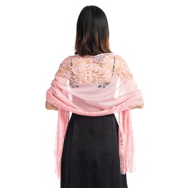 FAIRYGATE Schals für Damen Schals & Tücher für Damen Weiche schiere verzierte Lace Braut Hochzeit Schal Schal Wickel A0614