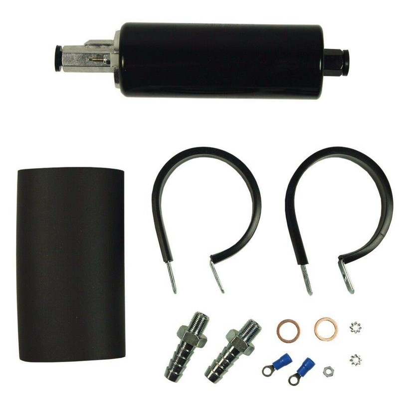 Compatible with New Black 270LPH Universal External Inline Performance Fuel