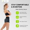 FlipBelt Pantalones Cortos Unisex para Correr, Pantalones para Correr., Carbon,