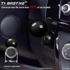 Tybasthe Push Start Button Cover, Metal Car Joystick Push to
