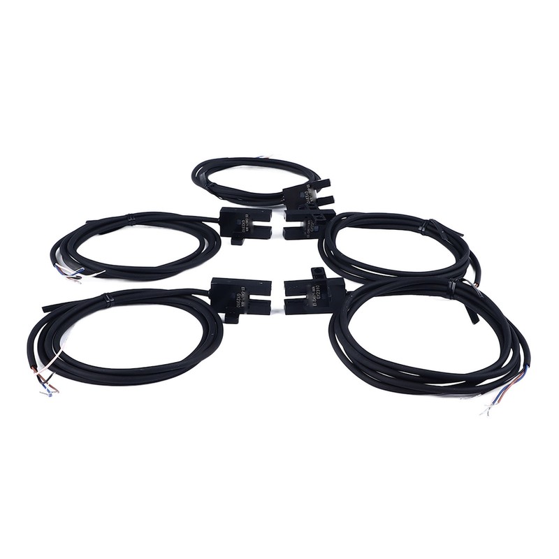 5Pcs Photoelectric Switch Sensor U Shaped Slot Photoelectric Switch Accessory