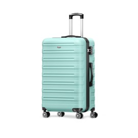 Strenforce 24 Inch Luggage Lightweight Suitcase Travel Luggage with Spinner Wheels,Mint Green
