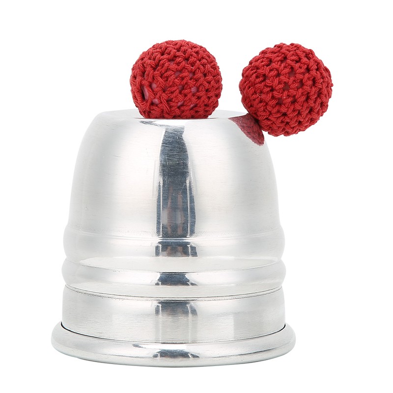 Aluminum Magic Tricks Magnetic Wide Mouth Cup Balls Close Up