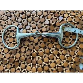 Lift Sports EGGBUTT Snaffle Horse Bit Jointed Stainless Steel Polish Equestrian Tack