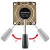 Baomain Rotary Lever Hand Valve HV-04 PT1/2 Air Flow Control