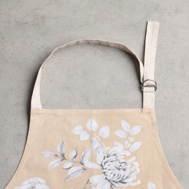 Maison d' Hermine Pretty Autumn 100% Cotton 1 Piece Kitchen Apron with an Adjustable Neck & Hidden Centre Pocket with Long Ties for Women | Men | Chef | Thanksgiving/Christmas 70 cm x 85 cm