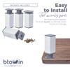 Btowin VCF 2 Inch/5cm Adjustable Furniture Legs, 4 Pcs Matte