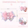 YHXX YLEN 1 PACK Birthday Hair Bow Hair Clips for