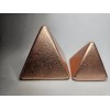 PYRAMID Solid Copper Pyramid - 1.675 inches -Brushed Finish