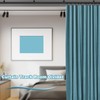 Flexible Curtain Track, 20Ft Ceiling Track for Curtains, Bendable Wall