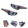 Headery Front Headlight Assembly for 2014-2016Hyundai Elantra, Left Driver+Right Passenger