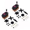 AEDIKO 2pcs MG996R Servo Motor Control 180 Angle Metal Gear