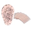 17cm Ear Point Probe 600pcs Auricular Patches Silicone Ear Model