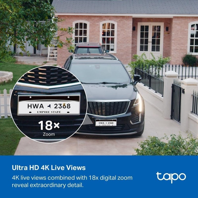 Tapo C465 4K 8MP UHD Security Camera Outdoor Wireless, All-in-One