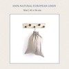 Cozy Linen Natural Linen Laundry Bag - Large Storage Bag