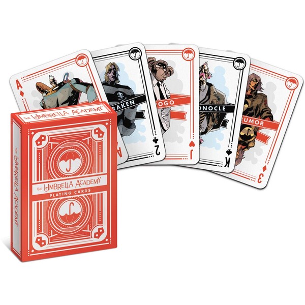 Dark Horse Deluxe The Umbrella Academy Playing Cards, Multicolor