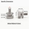Awxlumv M.2 Screw Kit, NVMe M.2 SSD Mounting Screws for