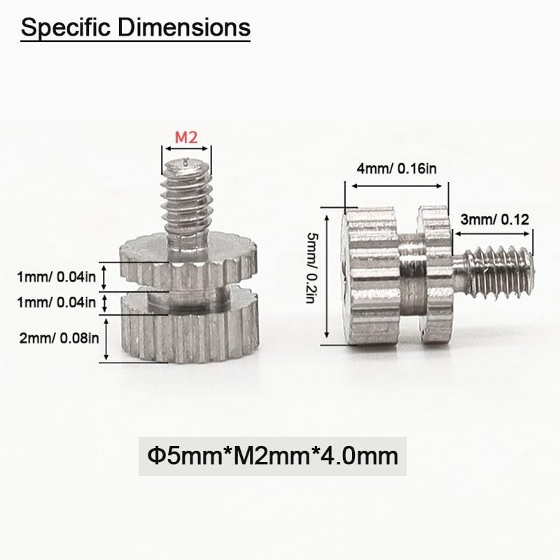 Awxlumv M.2 Screw Kit, NVMe M.2 SSD Mounting Screws for
