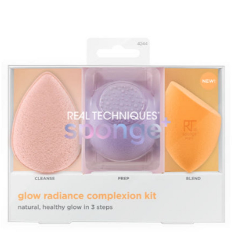 Real Techniques Miracle Cleansing + Skin + Base Sponge /
