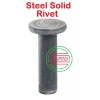 Rivet Fast (2 Pieces) 3/8 X 1" Flat Head Steel
