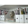 QQOUTLET Cardboard Magazine File Holder,Magazine Organizer,Document Organizer, Storage Box. (25)
