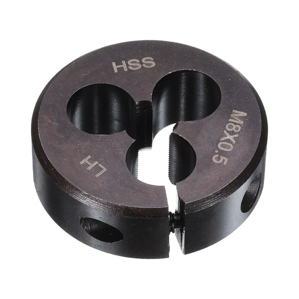 sourcing map Round Threading Die M8 x 0.5 Metric Thread