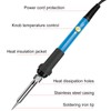 Soldering Iron Set, 60 W Soldering Iron, Adjustable Temperature 200-450