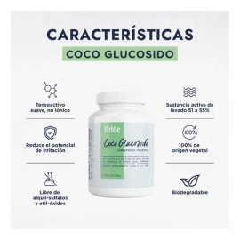 Coco Glucosido Surfactante N-iónico Espumante Vegetal 500g