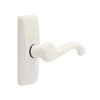 Larson Certified Storm Door White Georgian Lever, Storm Door Handle