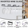 Wtiujhg 11.8 Inch Wine Glass Rack,Set of 4 Stemware Wine