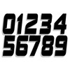 Mx & ATV Number Plate Decals | Set of 3