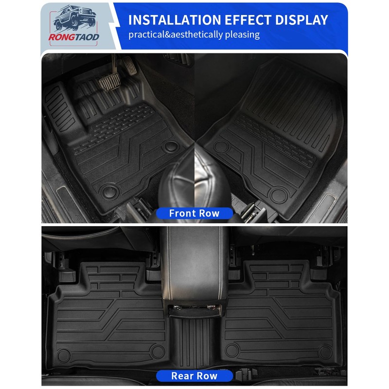 Rongtaod Cargo Mat Compatible with 2015-2024 Ford Edge 5-Seater (Not