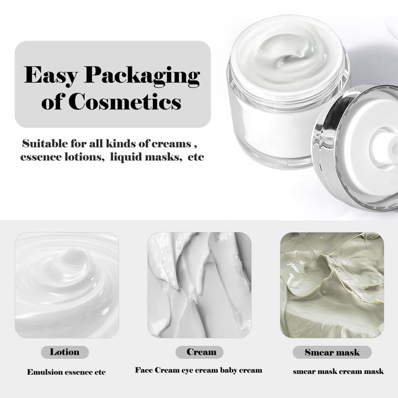 HOTUT Airless Pump Dispenser, 1 Piece 15 ml Cream Pump